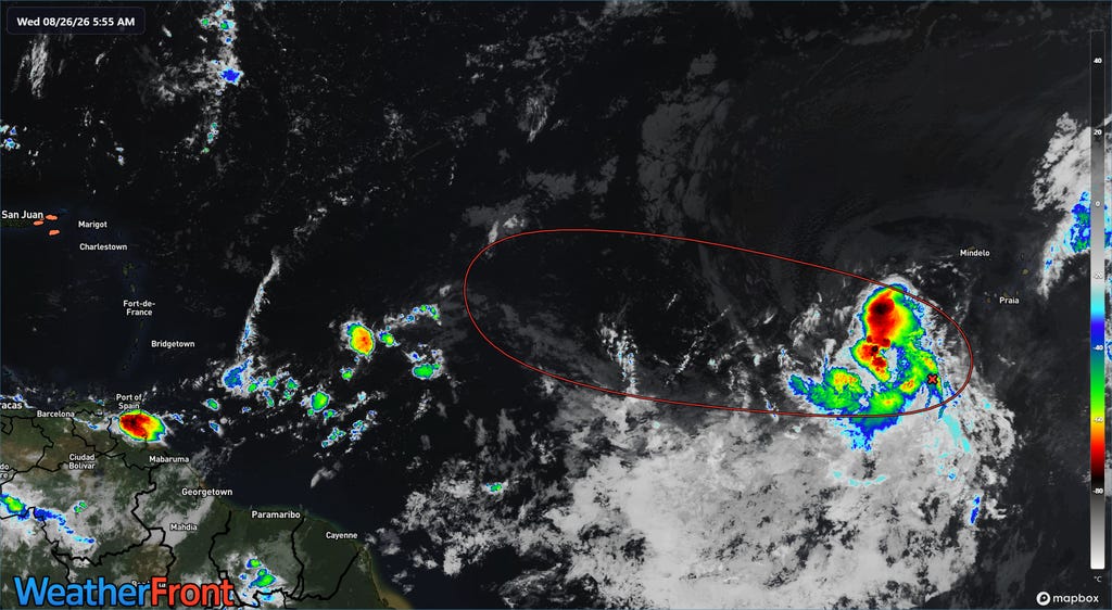 Invest 96L is probably going to hold its own for a little while