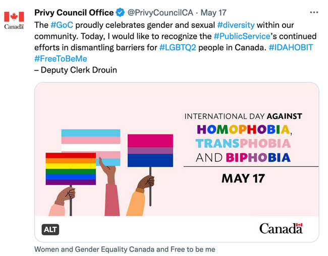 more LGBT related tweets