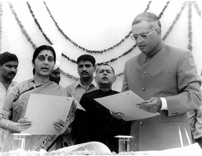 Life and times of Sushma Swaraj: A look back | Deccan Herald