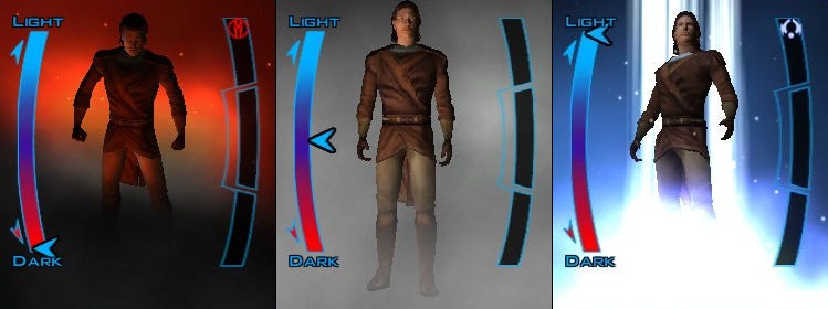 Star Wars: Knights of the Old Republic/Alignment — StrategyWiki | Strategy guide and game reference wiki Star Wars: Knights of the Old Republic/Alignment — StrategyWiki | Strategy guide and game reference wiki