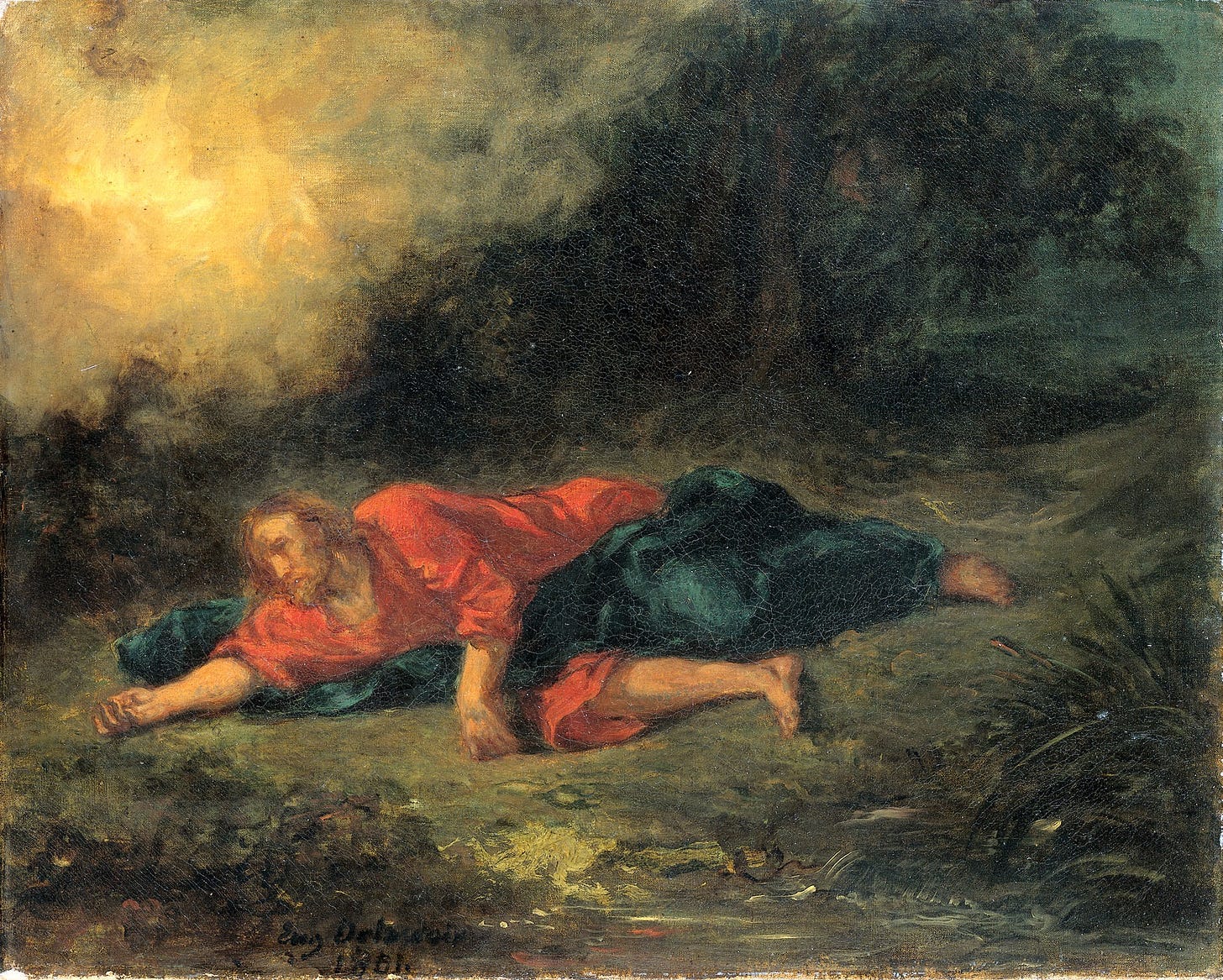 File:Eugène Delacroix, L'agonie dans le jardin (1861) Rijksmuseum  Amsterdam.jpg - Wikimedia Commons