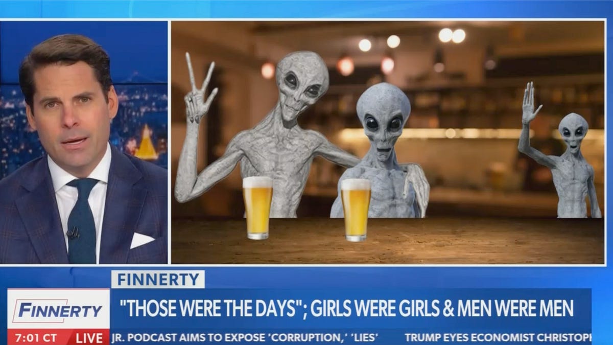 Newsmax Guy: Why Do We Never See Aliens Peeing Standing Up, And Are Women To Blame?