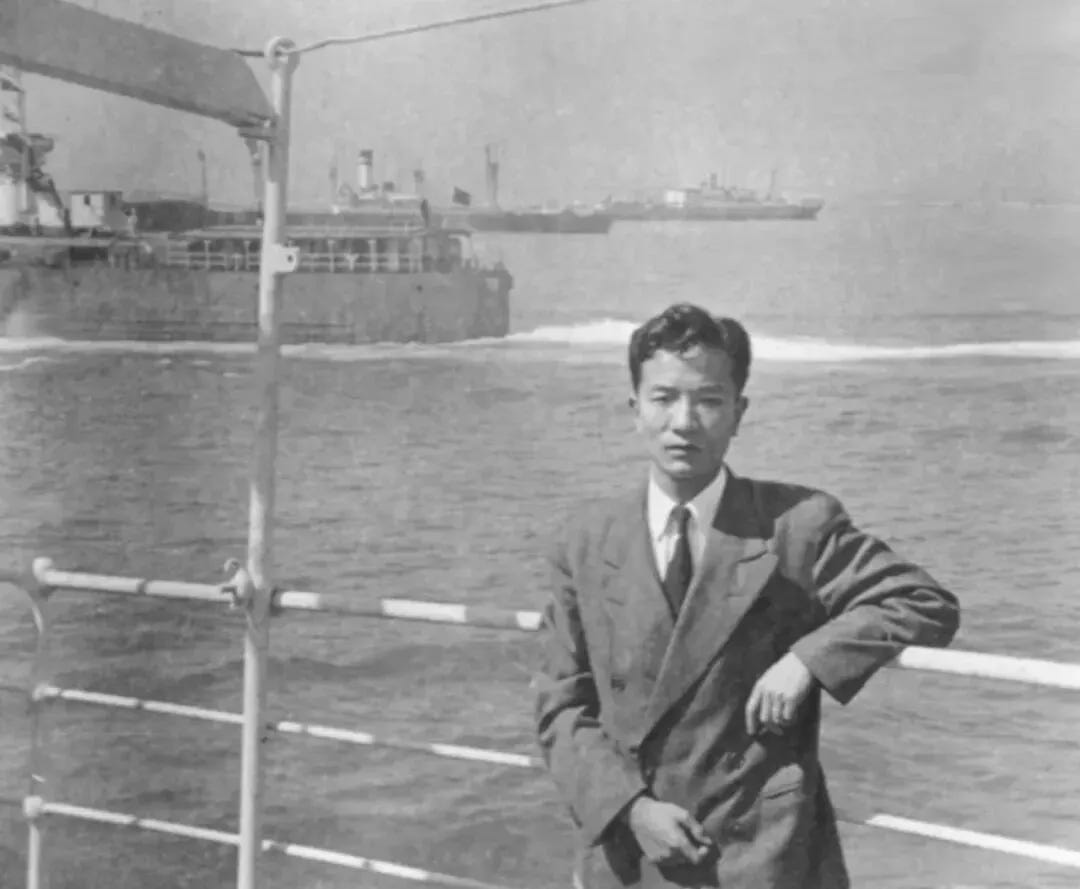 Wang Xiji aboard the President Cleveland to return to China in 1950. Wang Xiji aboard the President Cleveland to return to China in 1950.