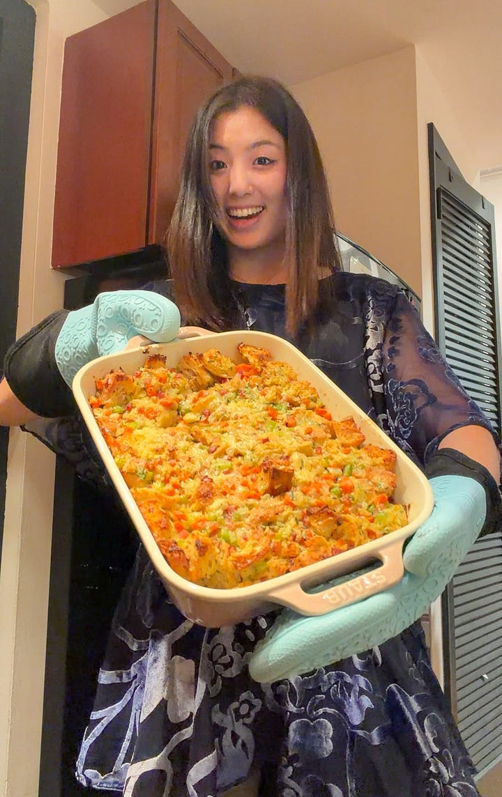 the ultimate thanksgiving stuffing - by Allison Chen