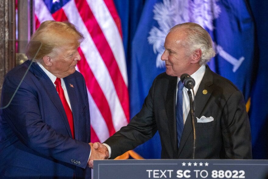 SC Gov. McMaster defends Trump after 3rd indictment, this time over push to  overturn 2020 results | South Carolina Public Radio