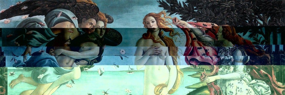 Résultat de recherche d'images pour "glitch renaissance"