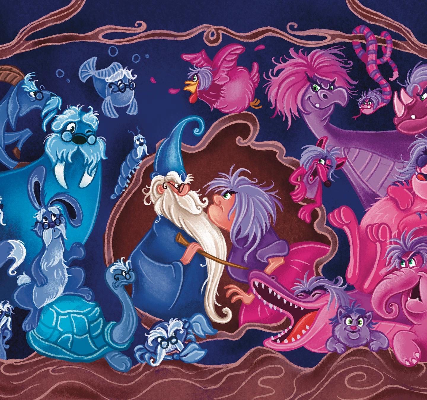 Merlin and Madam Mim | Behance