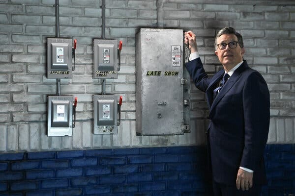 Colbert's Final 'Late Show' Draws 6.7 Million Viewers - The New York Times
