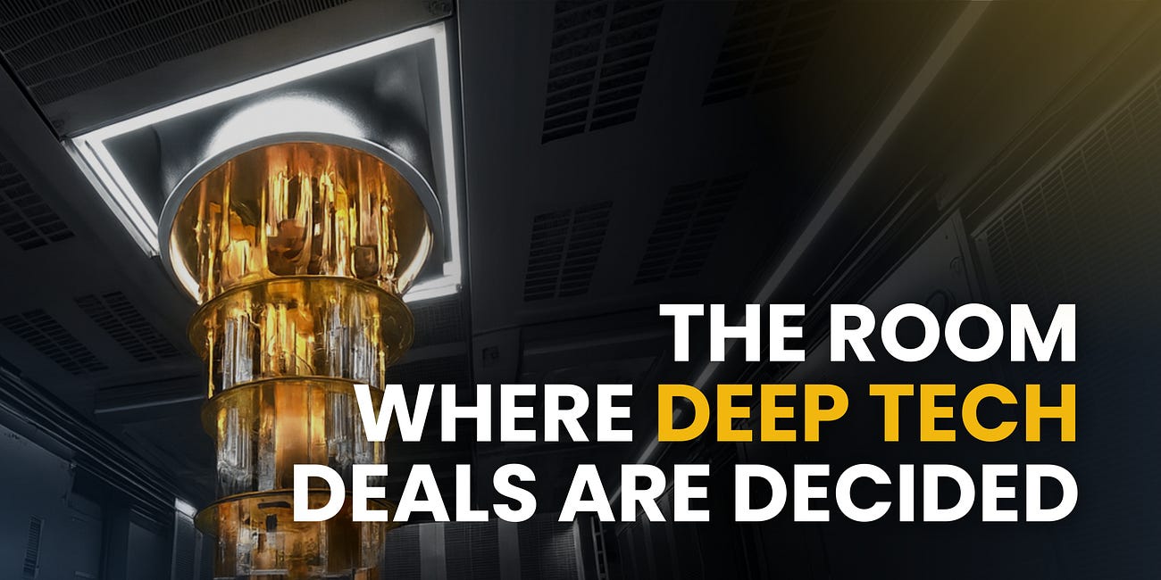 The Room Where Deep Tech Deals Are Decided...