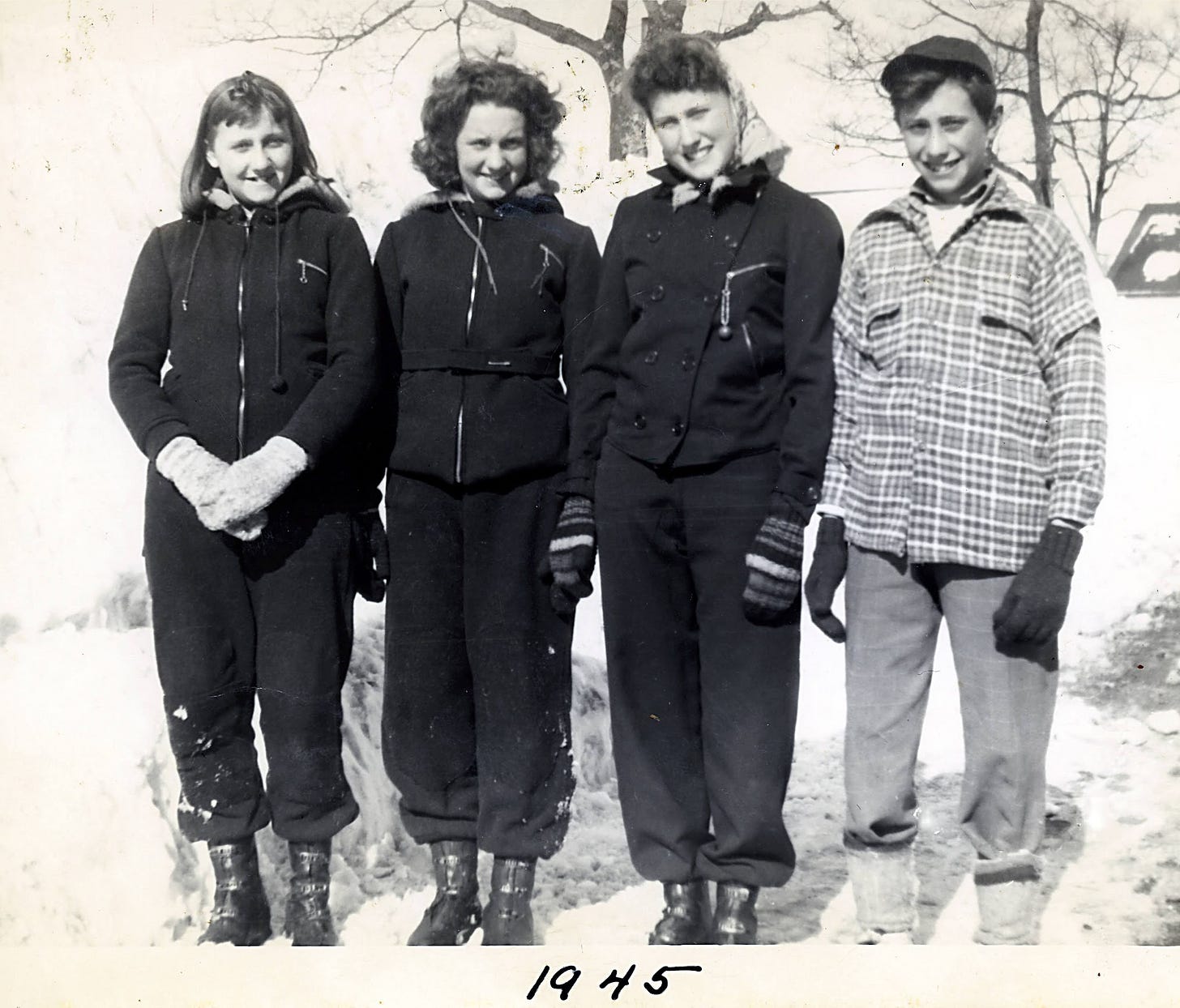 Helen, Nancy, Mary and William Thayer