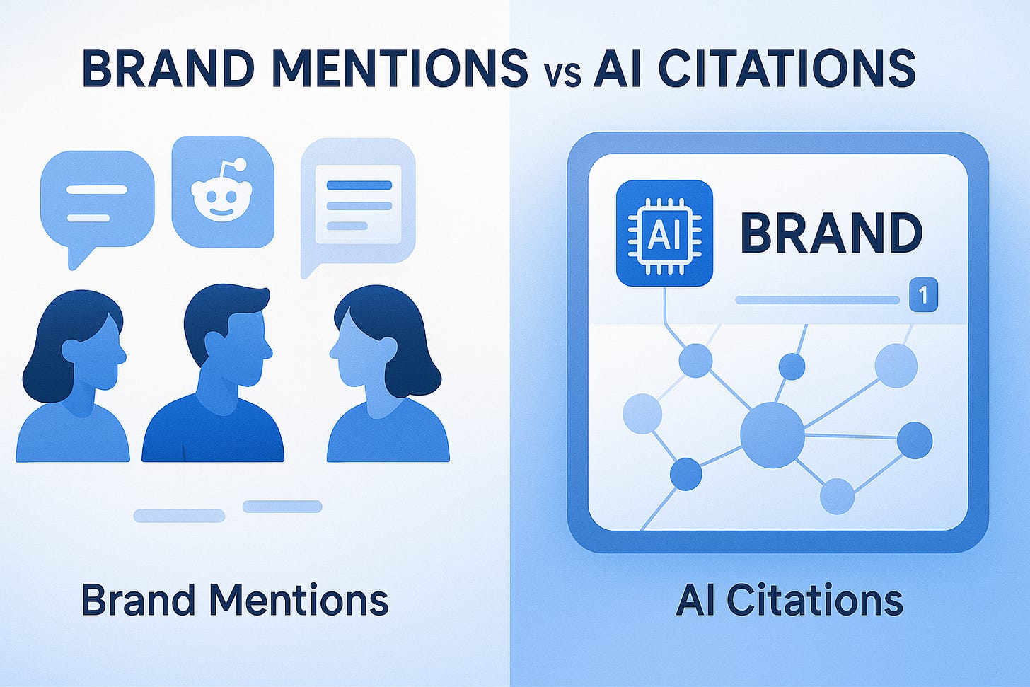 Brand Mentions vs. AI Citations: Your Simple Guide to Getting Noticed by AI