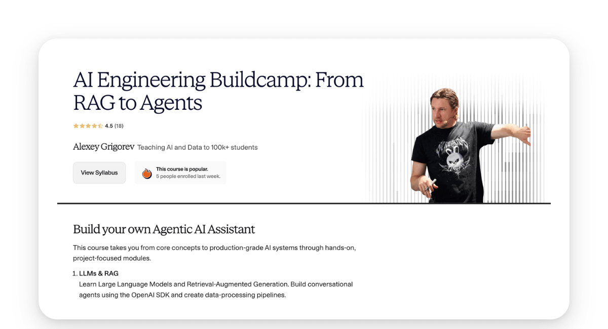 Last Call for AI Engineering Buildcamp