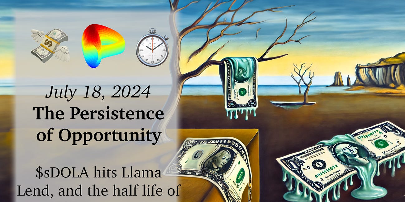 July 18, 2024: The Persistence of Opportunity 💸😱