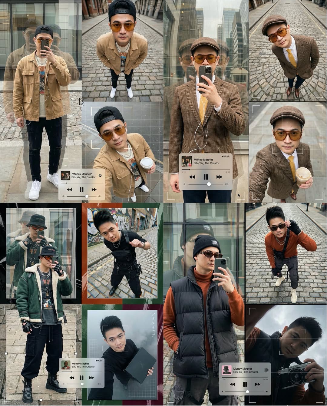 May be an image of one or more people, goosedown coat, duffle coat, overcoat and text