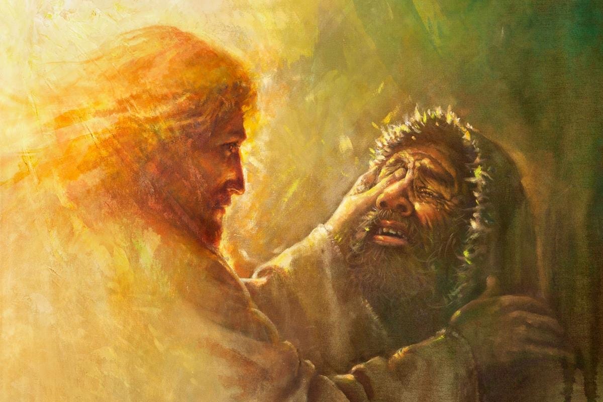 Savior Spit Spit Healing: Jesus, Dirt and Saliva