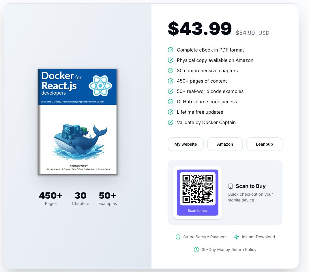 NEW BOOK: Docker for Front-end Developers