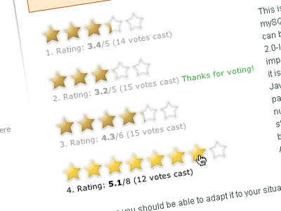 star ratings