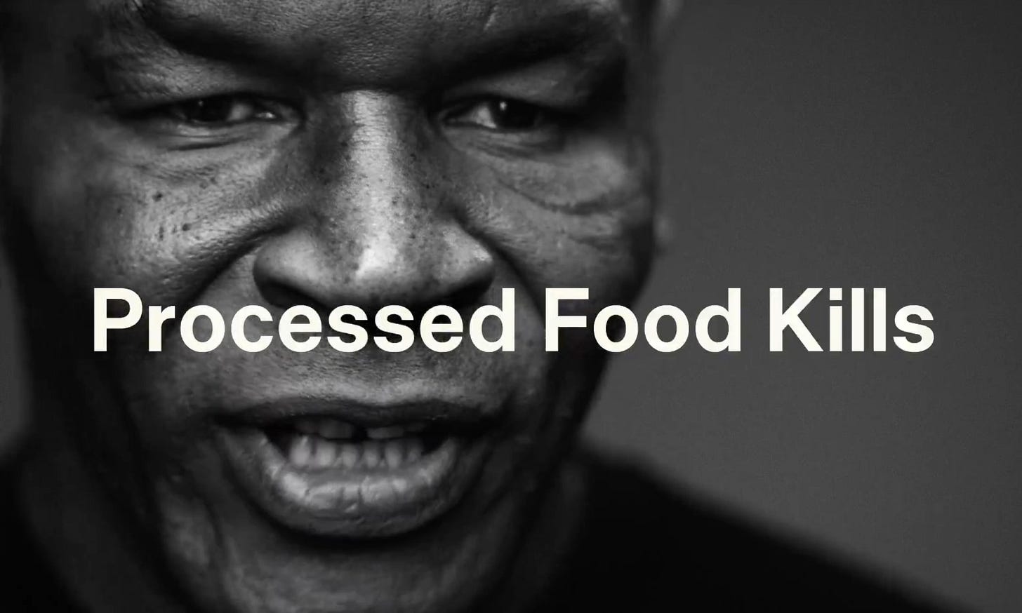 Mike Tyson unveils 'processed food kills' ad for the Super Bowl - Food Fix
