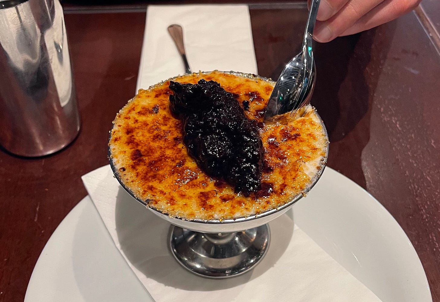 Basmati Kheer dessert on a table