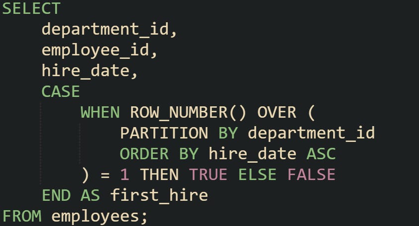Adding Flags for First or Last Rows in SQL Results