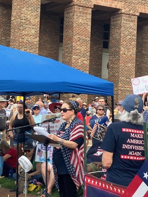 pictures of the No Kings Rally Saturday