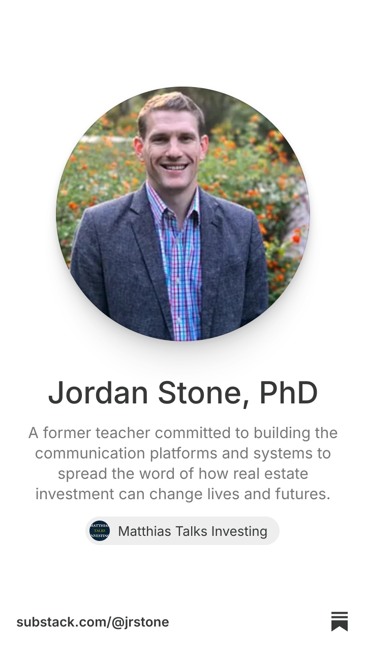 Jordan Stone, PhD | Substack