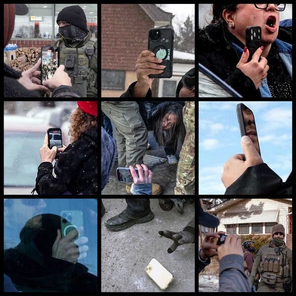 Opinion | The War in Minnesota Is for Our Phones - The New York Times