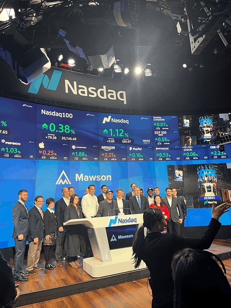 Rahul Mewawalla Ringing NASDAQ Closing Bell