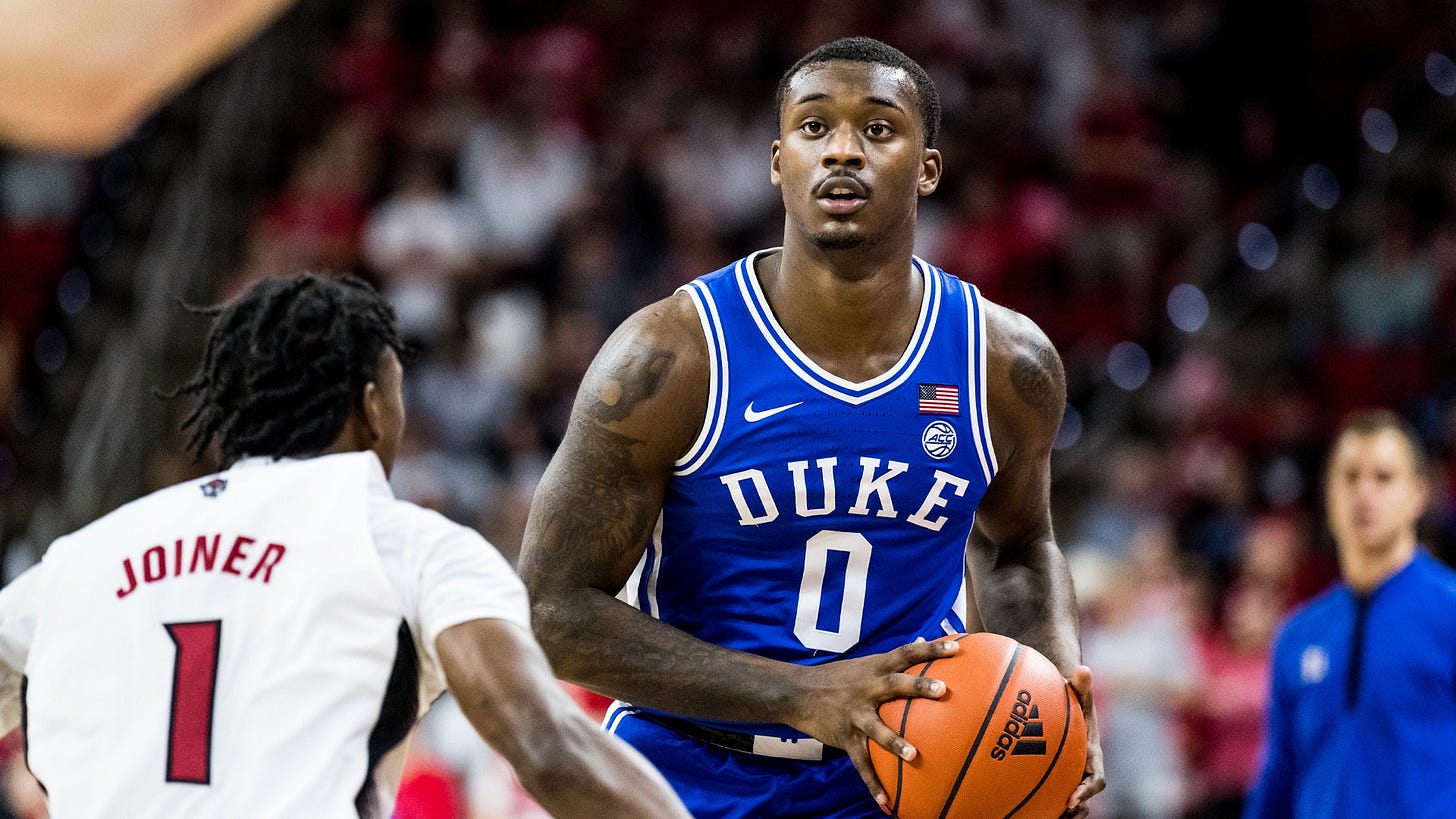 Dariq Whitehead - 2022-23 - Men's Basketball - Duke University
