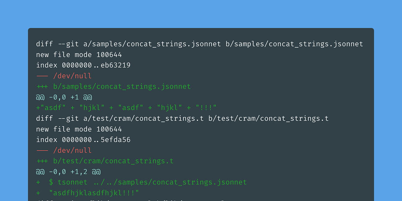 Tsonnet #6 - Concatenating strings