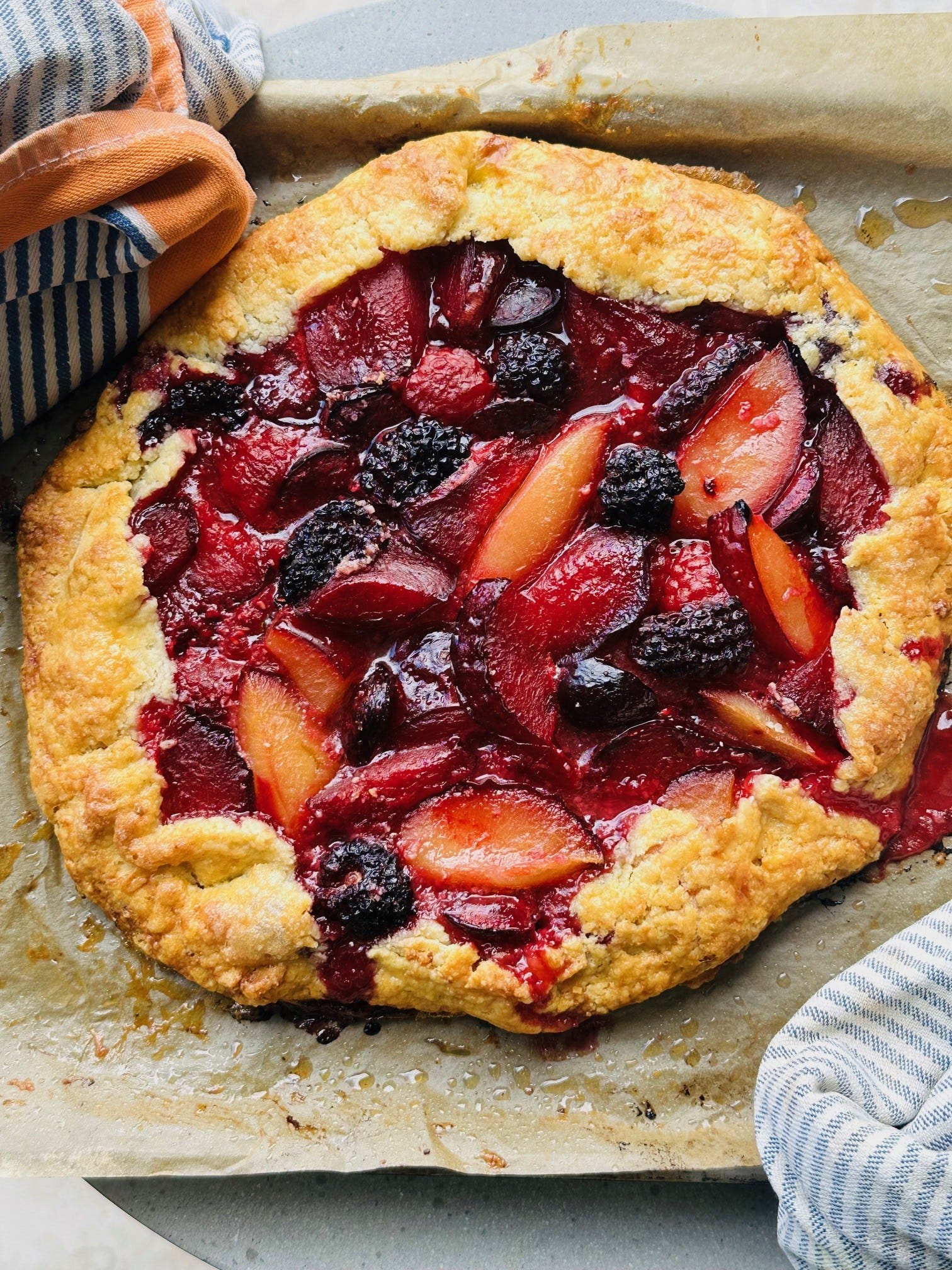 THE ANTI-PERFECT FRUIT GALETTE. - Jill Dupleix Eats