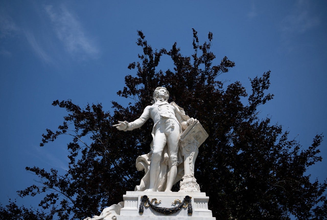 You can steal his statues, but you can’t steal his aura. You can steal his statues, but you can’t steal his aura.