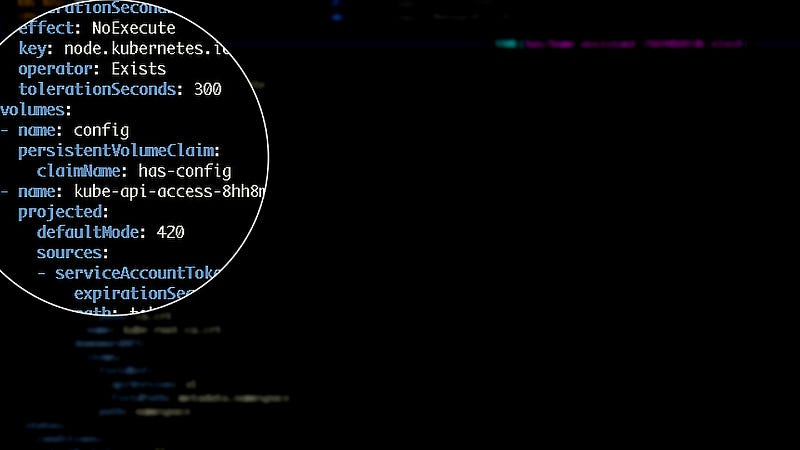 Volume declaration on deployment