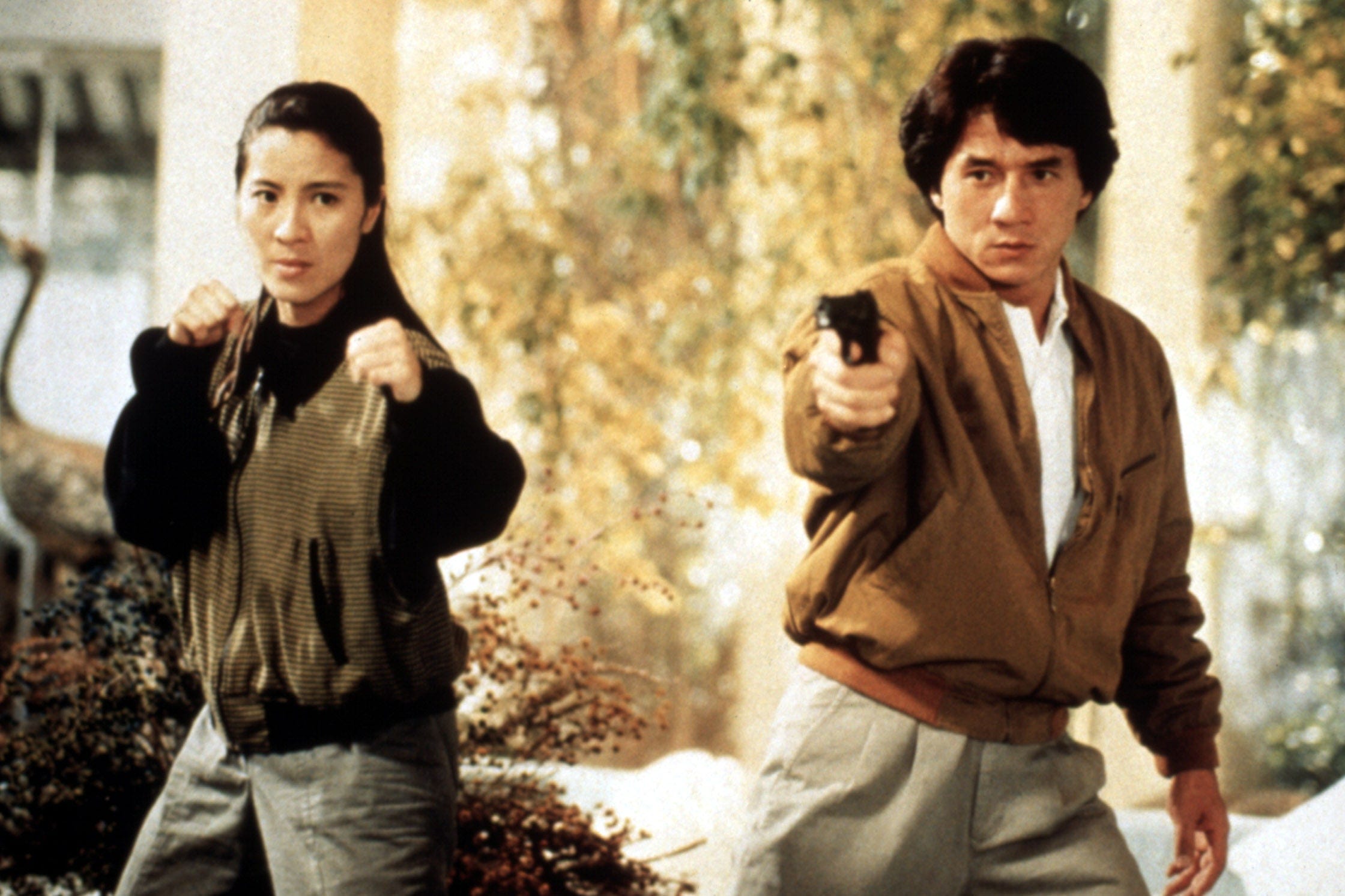 Michelle Yeoh and Jackie Chan in Supercop