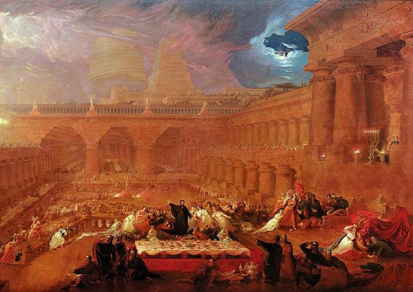 Το Συμπόσιο του Βαλτάσαρ - John Martin - Εκτύπωση Καλών Τεχνών – Κλασικές Αφίσες