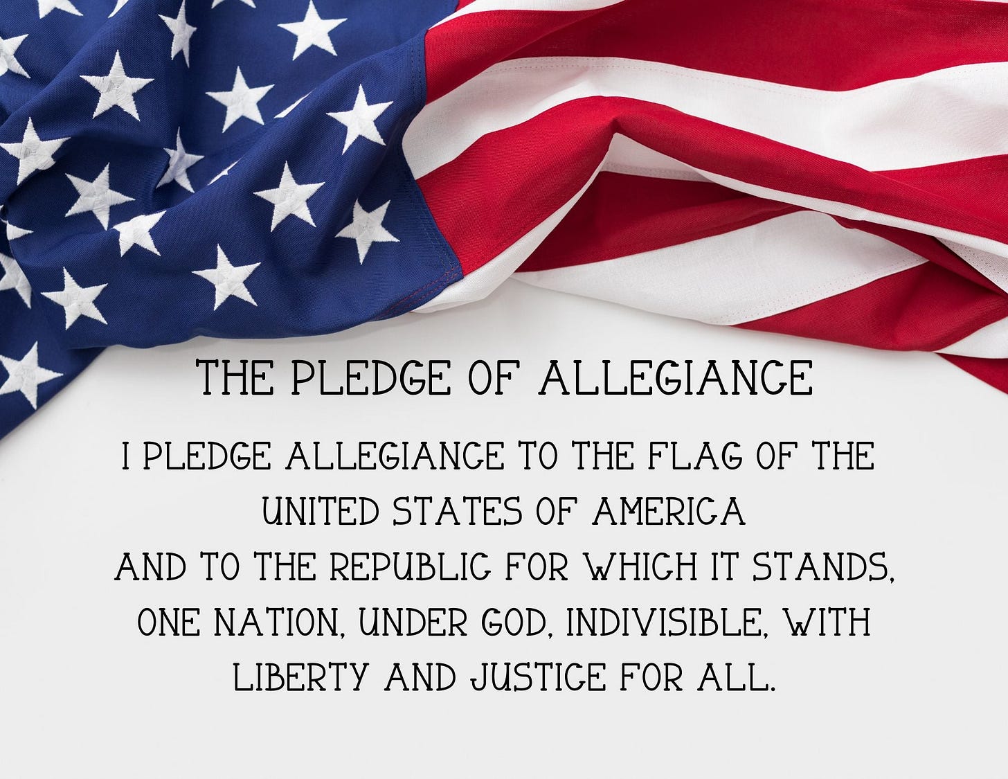 Pledge of Allegiance Poster - Nuggets of Wisdom