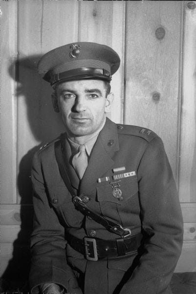 Captain Joseph R. McCarthy | Photograph | Wisconsin Historical Society