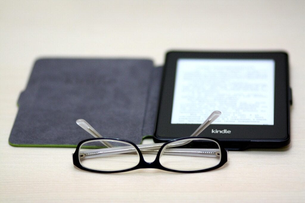kindle, paper white, book, device, glasses, e-book, electronic, reading, reader, education, e-reader, information, screen, display, touch, learning, page, technology, digital, amazon, kindle, kindle, kindle, kindle, kindle, amazon, amazon, amazon