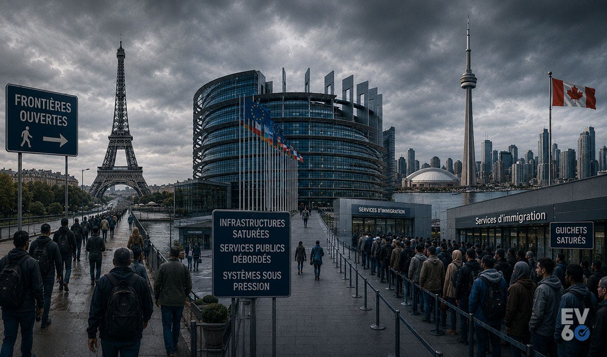 France, Europe, Canada : immigration de masse, un choix politique aux conséquences désastreuses France, Europe, Canada : immigration de masse, un choix politique aux conséquences désastreuses