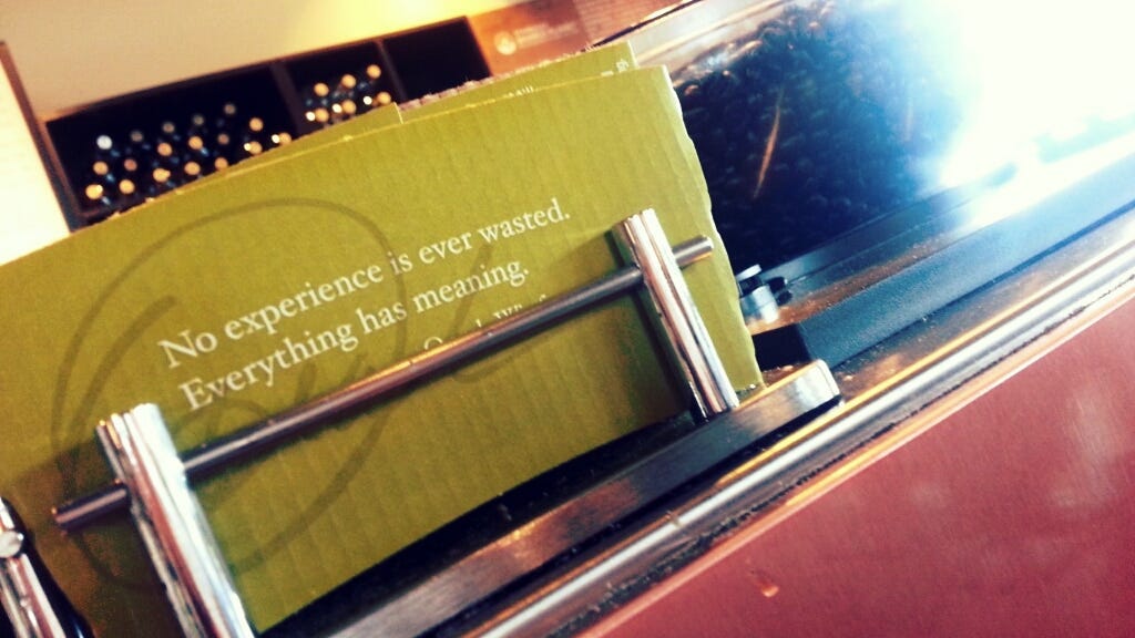 No experience is ever wasted. Everything has meaning. -Oprah Winfrey.” As I  stand waiting for my… | by Vanessa Marie | Medium