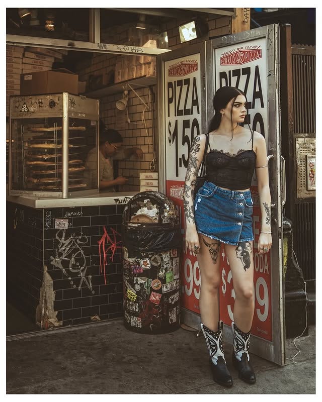 Photos of a model by photographer Ray Arias.
