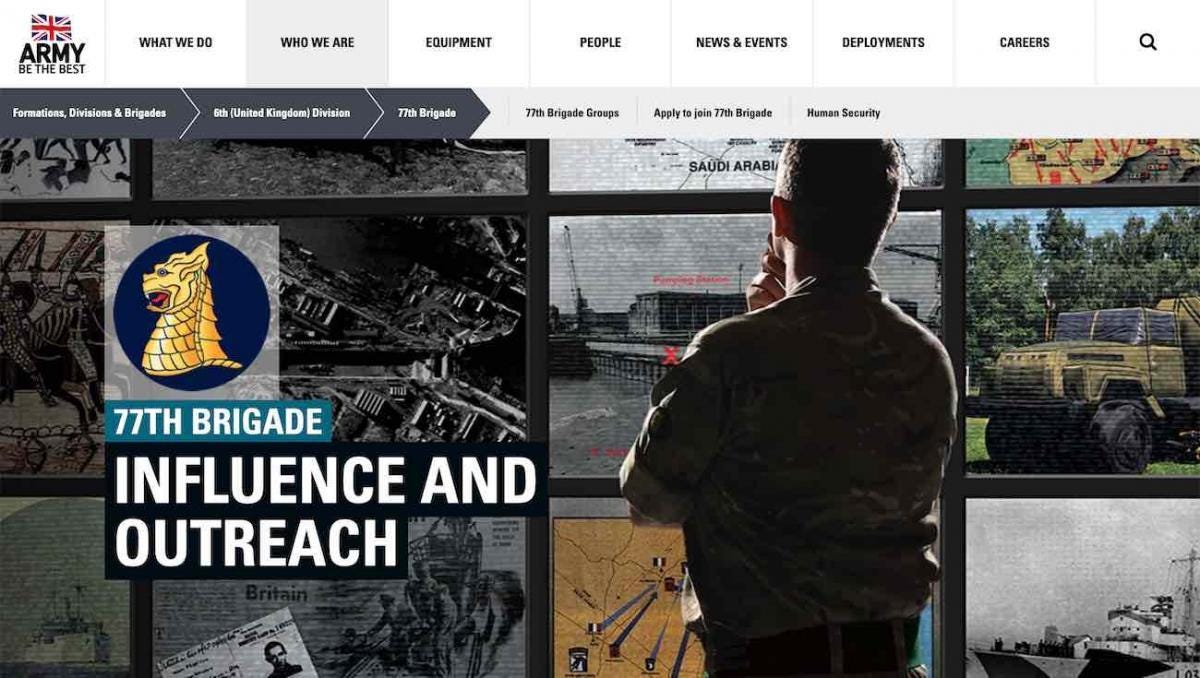 77 Brigade website