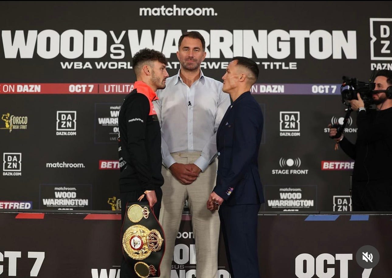 Wood and Warrington complete their press conference in Sheffield – World  Boxing Association