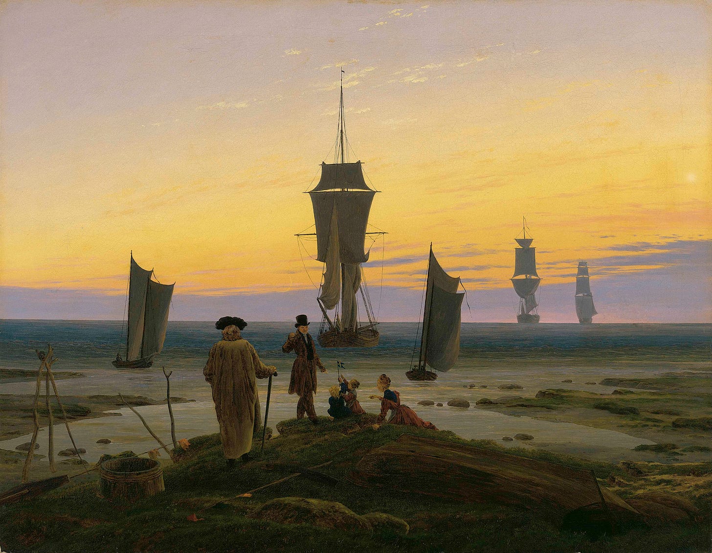 Caspar David Friedrich, Les Étapes de la vie (1835) Caspar David Friedrich, Les Étapes de la vie (1835)