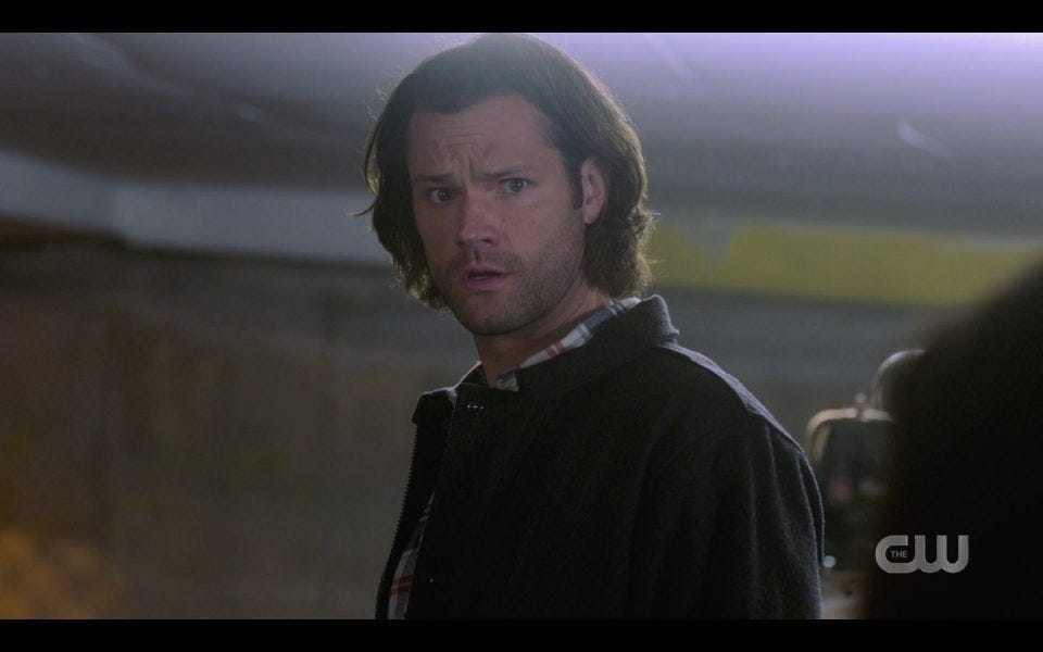 Sam Winchester with Eileen and chuck our father SPN Sam Winchester with Eileen and chuck our father SPN