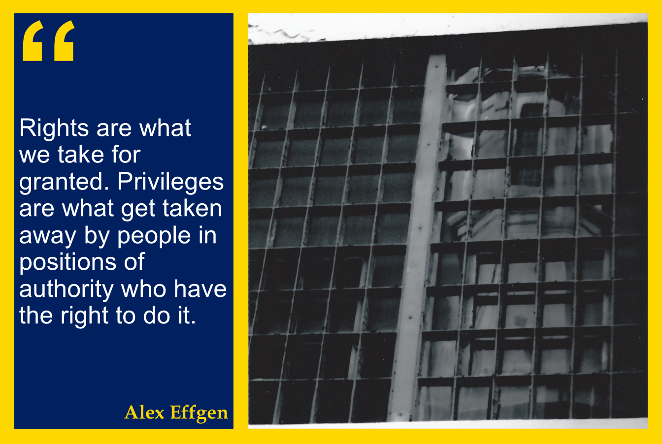 B/W photo of a window in Alcatraz Prison