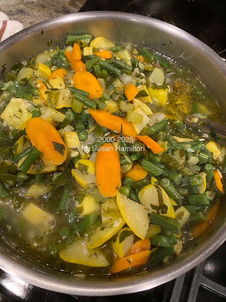 "Beans & Greens Soup" with "Baer's Best Beans," 20 Acres of Heirloom Beans, Owners: Charley and Carol Baer, South Berwick, Maine