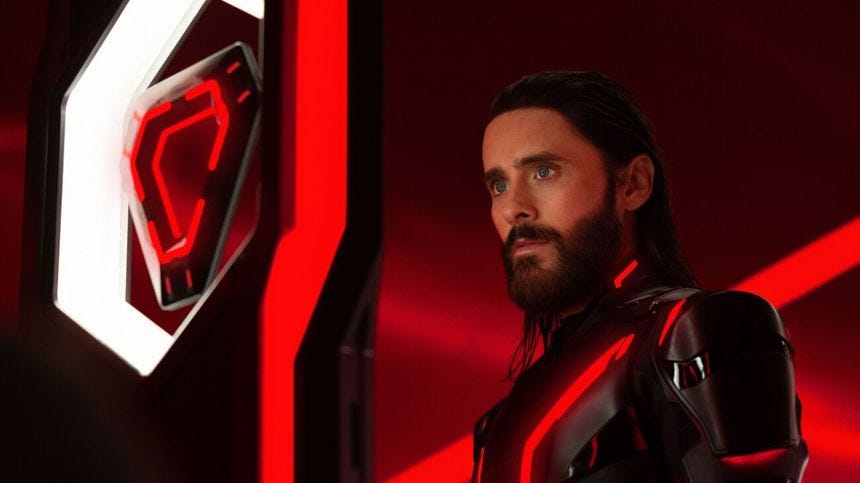Jared Leto as Ares in Disney's TRON: ARES. Photo by Leah Gallo. © 2025 Disney Enterprises, Inc. All Rights Reserved. Jared Leto as Ares in Disney's TRON: ARES. Photo by Leah Gallo. © 2025 Disney Enterprises, Inc. All Rights Reserved.