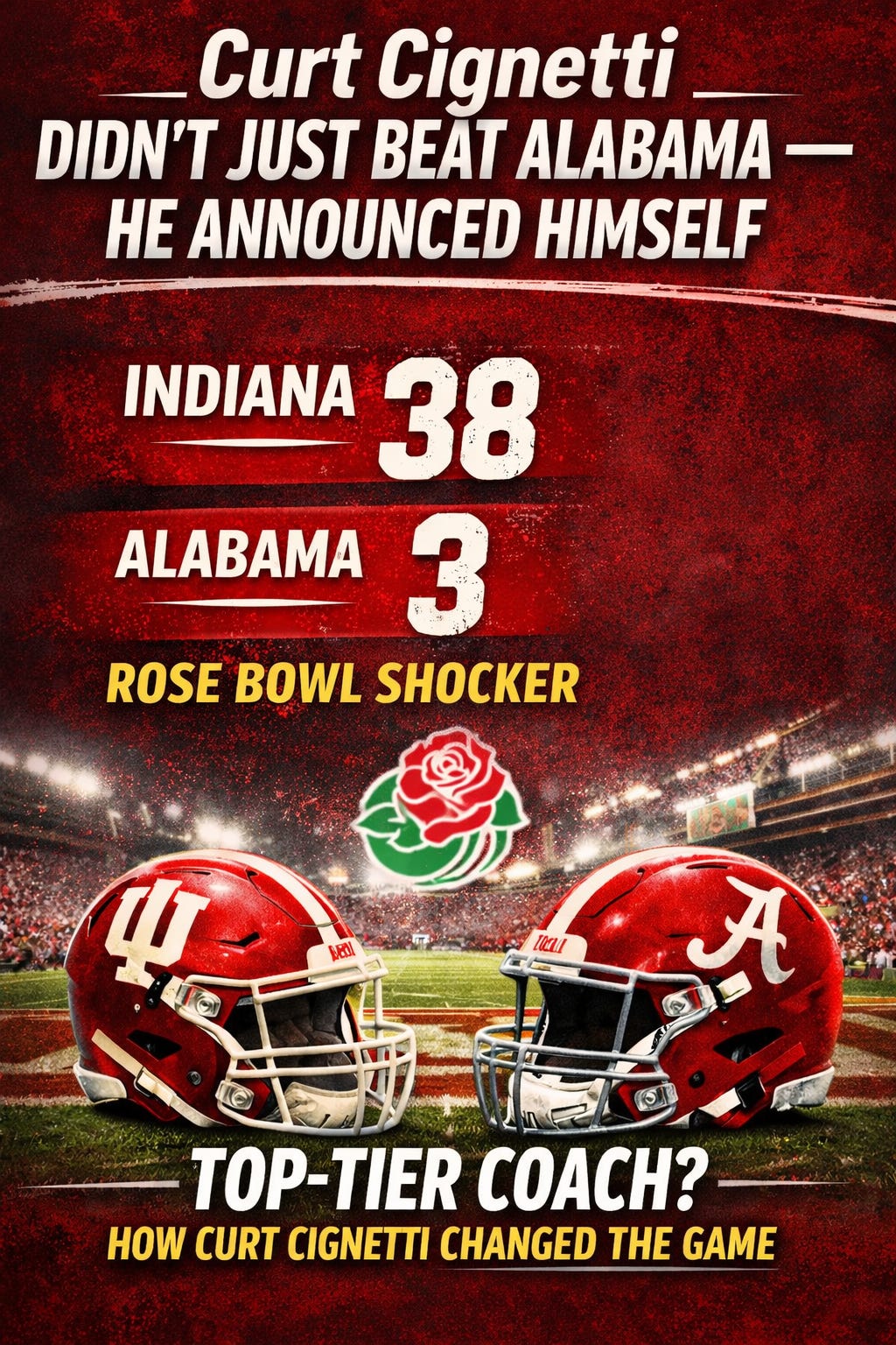 Curt Cignetti Didn’t Just Beat Alabama — He Announced Himself
