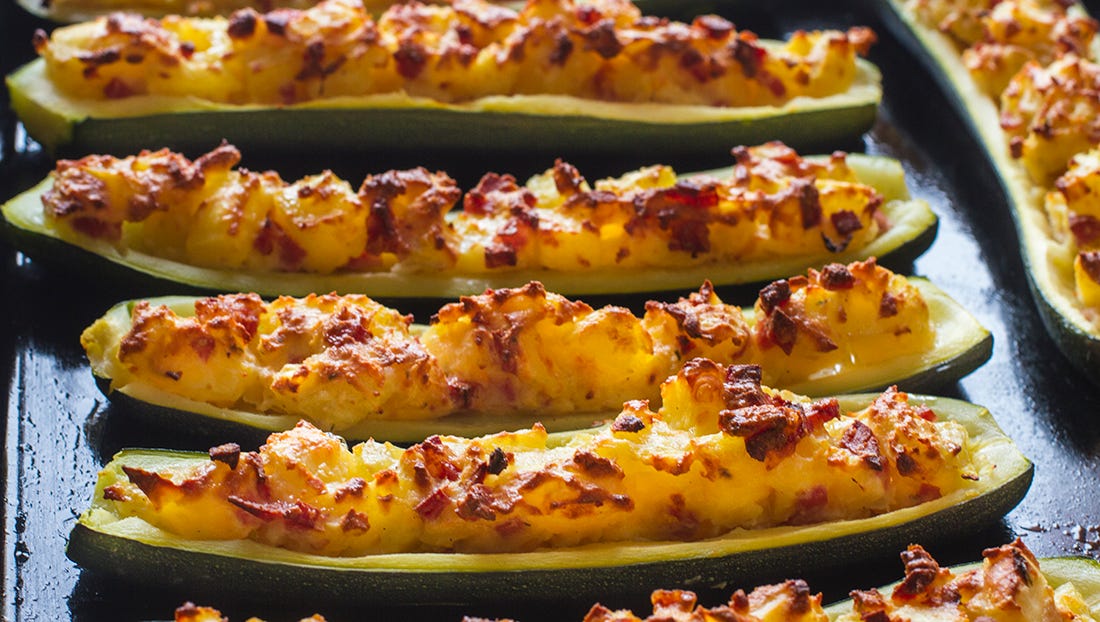 Mediterranean Stuffed Zucchini Boats